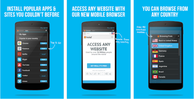Hola-Best Free Vpn apps For Android In India-Techmigi.com