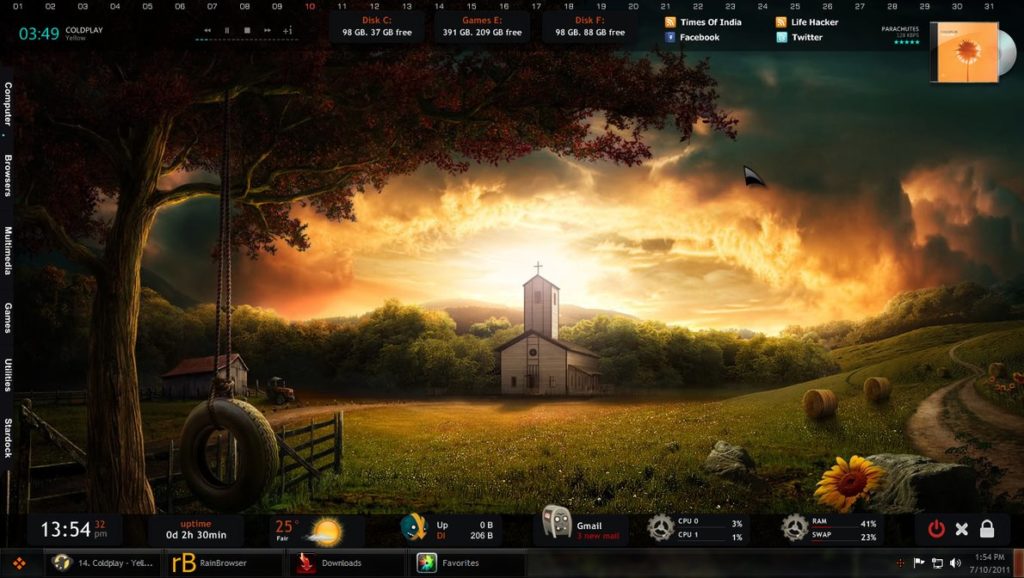 Rainmeter Skin