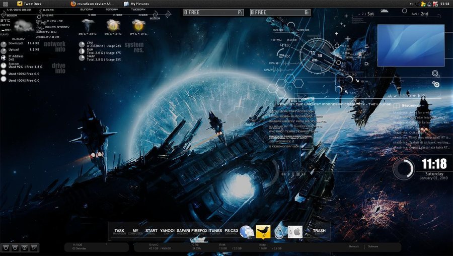 Best Rainmeter Skins