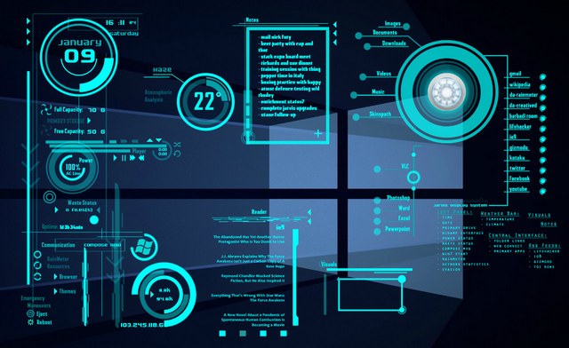 jarvis 3 rainmeter skin