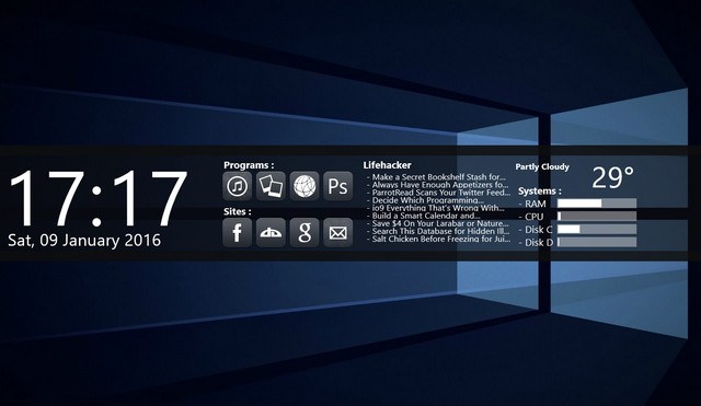 Best Rainmeter Skins-beforedawn