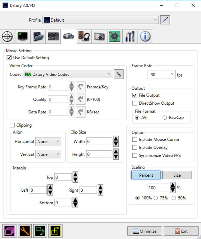 Dxtory Game Recording Software