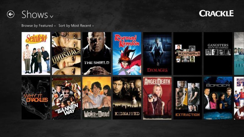 Crackle - Best Free Movie Streaming Site