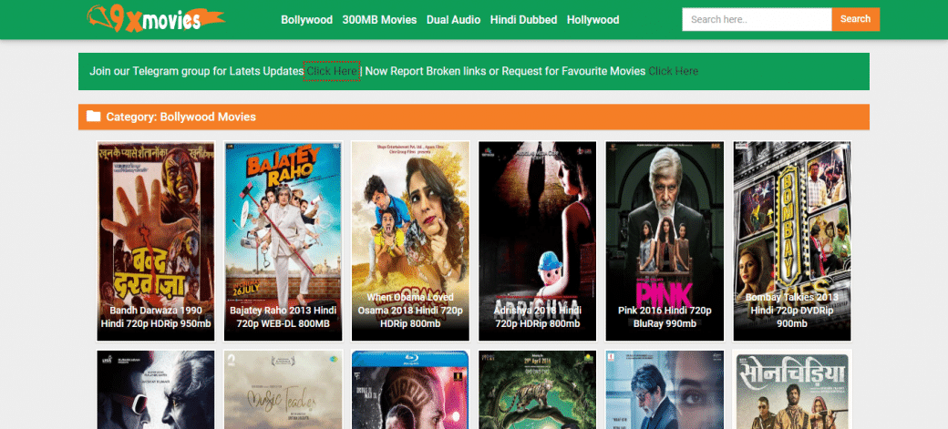 Bollywood movies download site