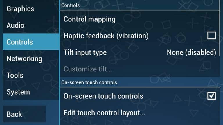 PPSSPP Controls-settings